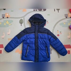 Boys Blue Winter Puffer Jacket